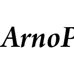 Arno Pro Semibold 18pt