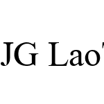 JG LaoTimes Opentype