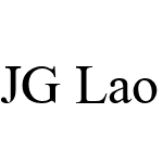 JG Lao Old Arial Opentype