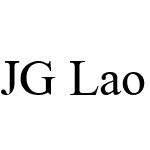 JG Lao Classic Opentype