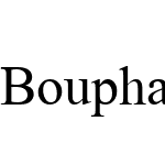 Boupha Unicode Opentype