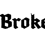 Brokenscript-BoldCondRough