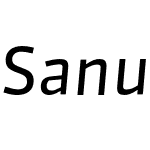 SanukLF-RegularItalic