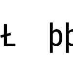 LetterGothicText Symbol