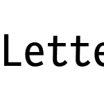 LetterGothicMono