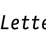 LetterGothicMono