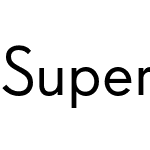 SuperGroteskA Rg