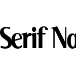 Serif Narrow