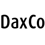 DaxCondensed