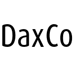 DaxCondensed