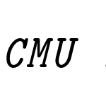 CMU Typewriter Text