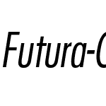 Futura CondensedLight