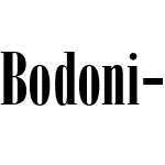 Bodoni PosterCompressed