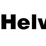 Helvetica Black