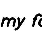 my font