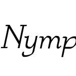 NympheItalic