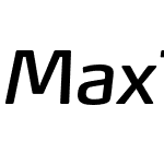 MaxTF-BookItalic