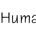 Humana Sans ITC Light