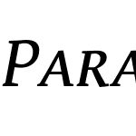 ParableLF-RegularSCItalic