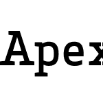 Apex Serif Medium