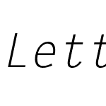 Letter Gothic