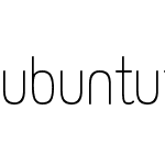 UbuntuTitleUltralight