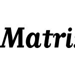 MatrixScriptBold