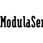 ModulaSerifBlack