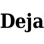 DejaVu Serif Condensed