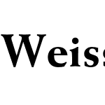 Weiss Std ExtraBold