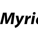 Myriad Pro SemiExt