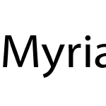 Myriad Pro SemiExt