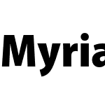 Myriad Pro Black SemiCond