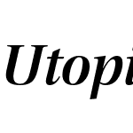 Utopia Std Semibold Display