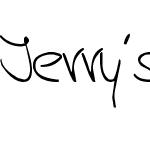 Jerry's handwriting