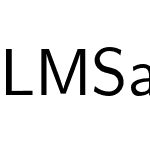 LM Sans 12