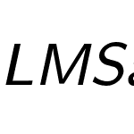 LM Sans 8
