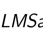 LM Sans 12