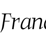 FrancoisLightItalic