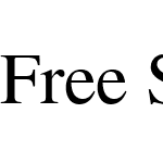 FreeSerif