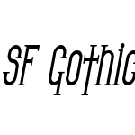 SF Gothican Condensed