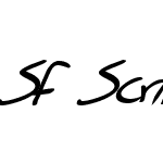 SF Scribbled Sans