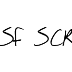 SF Scribbled Sans SC