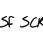 SF Scribbled Sans SC