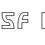 SF Retroesque Outline