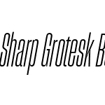 Sharp Grotesk Book Italic