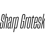 Sharp Grotesk Book Italic