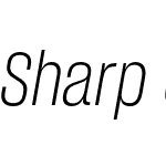 Sharp Grotesk Light Italic