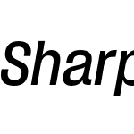 Sharp Grotesk Medium Italic