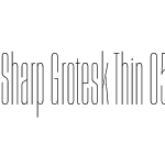 Sharp Grotesk Thin